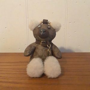 Bag charm coach bear